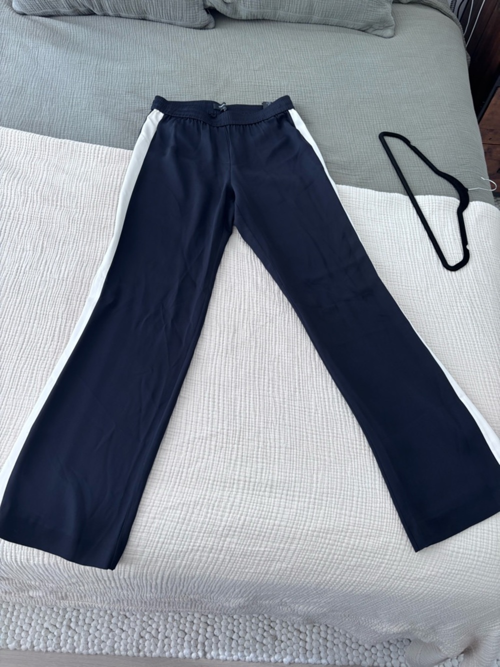 Theory Black track pants